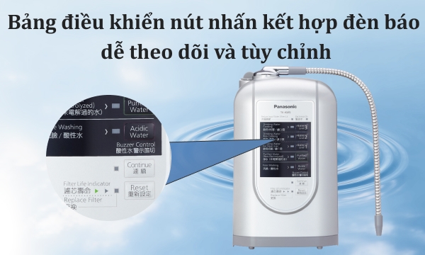 Máy lọc nước điện giải ion kiềm Panasonic TK-AS45